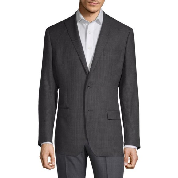 Michael Kors Other - NEW MICHAEL KORS COLLECTION Men Slim Wool Grid Sport Notch Collar Dress Jacket